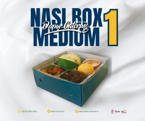 Nasi Box Medium 1 Dapur Catering Jakarta