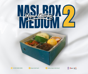 Nasi Box Medium 2 Dapur Catering Jakarta