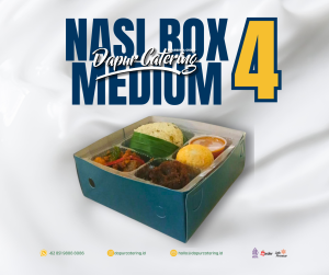 Nasi Box Medium 4 Dapur Catering Jakarta